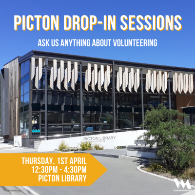 Drop-in Sessions (Volunteer Marlborough in Picton)