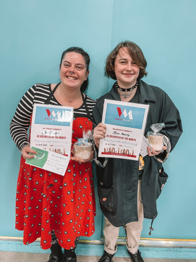 YOUTH WEEK - Volunteers of the Month - Jess Bright & Blu Avery
